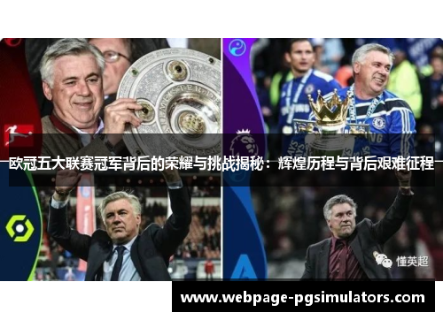 欧冠五大联赛冠军背后的荣耀与挑战揭秘:辉煌历程与背后艰难征程