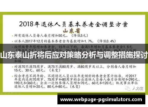 山东泰山折将后应对策略分析与调整措施探讨
