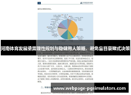 河南体育发展亟需理性规划与稳健用人策略，避免盲目豪赌式决策