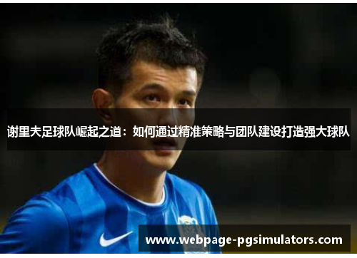 谢里夫足球队崛起之道:如何通过精准策略与团队建设打造强大球队
