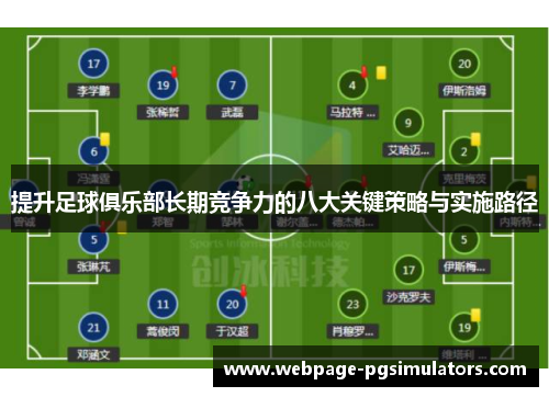 提升足球俱乐部长期竞争力的八大关键策略与实施路径